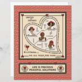 または統一された分割1_フラット紙シート8.5"x11" (正面/裏面)