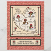 または統一された分割1_フラット紙シート8.5"x11" (正面)