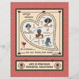 または統一された分割2_フラット紙シート8.5"x11"