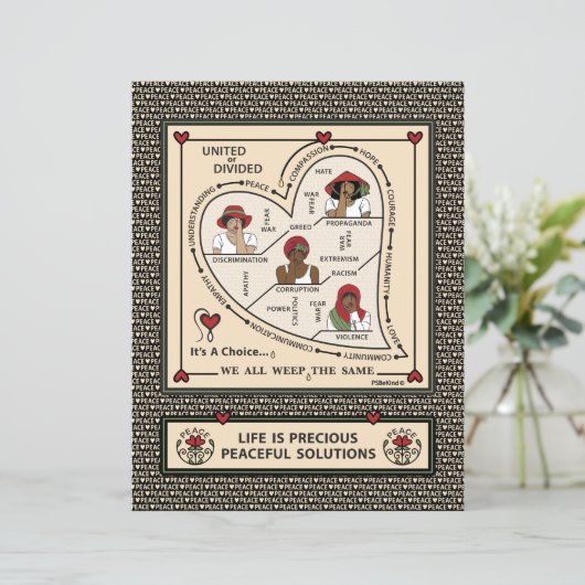 または統一されたDivided_a_Flat Sheet 8.5"x11" (スタンド正面)