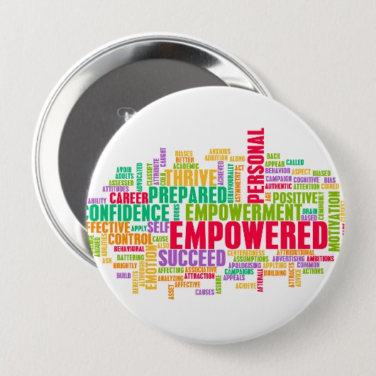 または自己の権限委譲概念として権限を与えられる 缶バッジ (正面&裏面)