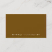 または茶名刺コーヒー 名刺 (裏面)