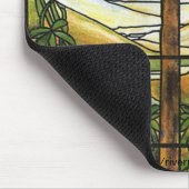 またはTiffanyのステンドグラス窓生命の樹 マウスパッド (コーナー)