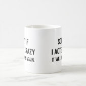 またもし起こ熱狂するるって悪かった コーヒーマグカップ (中央)