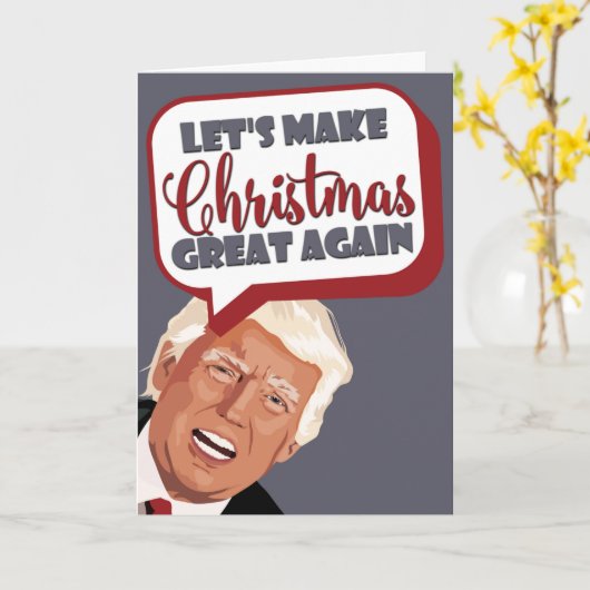 またクリスマスを素晴らし作ろうおもしろいトランプ カード (黄色い花)