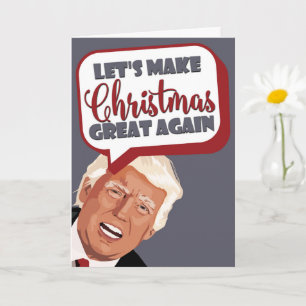 またクリスマスを素晴らし作ろうおもしろいトランプ カード