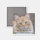 またダイエットに？ マグネット (正面/裏面)