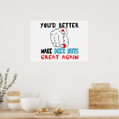 またディーズナッツを作った方が素晴らし良い ポスター (キッチン)