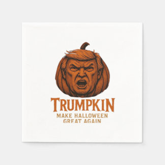 またハロウィンを偉大に Trumpkin スタンダードカクテルナプキン