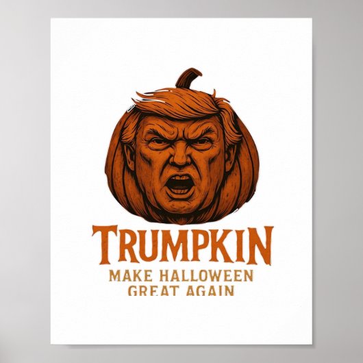 またハロウィンを偉大に Trumpkin ポスター (正面)