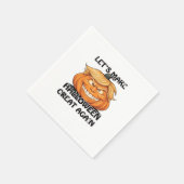 またハロウィーンを素晴らし作ろうクラシック スタンダードカクテルナプキン (角)