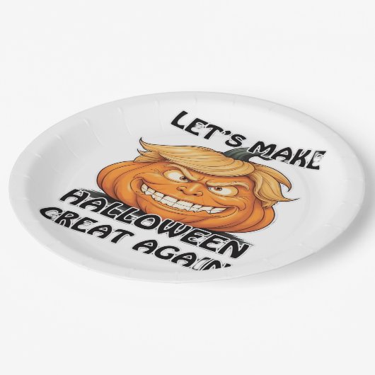 またハロウィーンを素晴らし作ろうクラシック ペーパープレート (アングル)