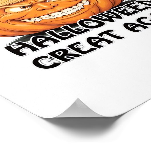 またハロウィーンを素晴らし作ろうクラシック ポスター (角)