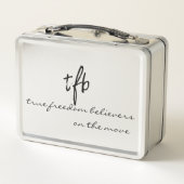 またバオン？青と黒の文字 メタルランチボックス (裏面)