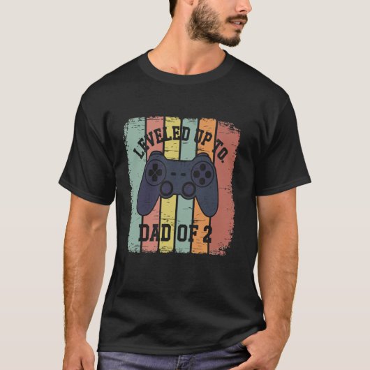 またパパに!妊娠発表、レベルアップして Tシャツ (正面)
