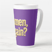 またラーメン？パーカ カフェラテマグ (右アングル)