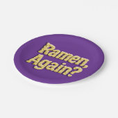 またラーメン？ ペーパープレート (アングル)