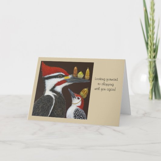 また一緒にショッピングを楽しみにして カード (正面)