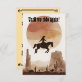 また一緒に乗ろう サンキューカード (正面/裏面)