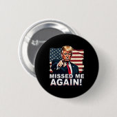 また会い損ねたねトランプ大統領選挙を見逃したね  缶バッジ (正面&裏面)