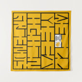 また会おう、お友達 タペストリー (正面(横))