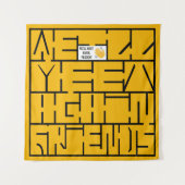 また会おう、お友達 タペストリー (正面)