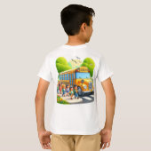 また学校へ行く少年たち Tシャツ (裏面フル)