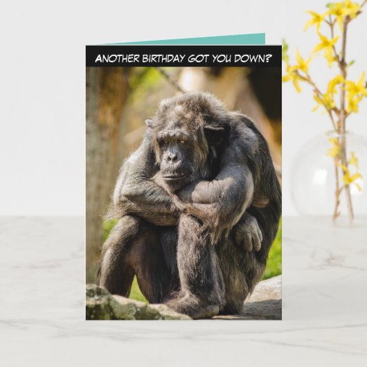 「また得誕生日か？」 カード (黄色い花)