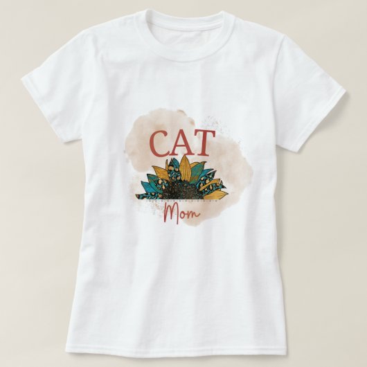また猫のママになった時のTシャツ Tシャツ (デザイン正面)