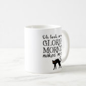 また素敵な朝のホカス・ポカス・マグ。 コーヒーマグカップ (正面右)