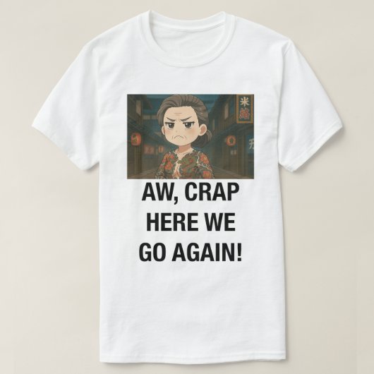 また行くわ Tシャツ (デザイン正面)
