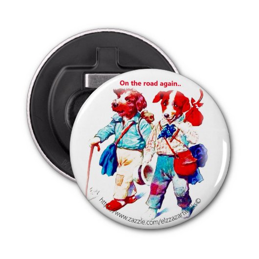 「また道を進むんだ！」 栓抜き (正面)