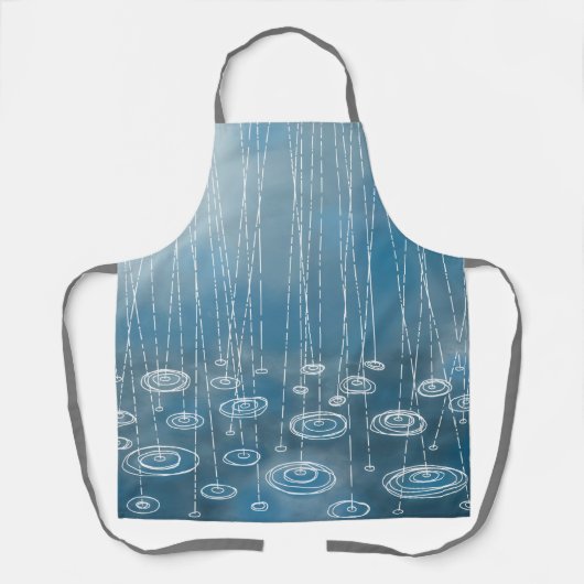 また雨の日 エプロン (正面)