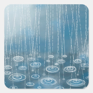 また雨の日 スクエアシール