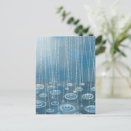 また雨の日 ポストカード (スタンド正面)