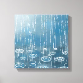 また雨の絵画日 キャンバスプリント
