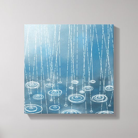 また雨の絵画日 キャンバスプリント (正面)