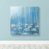 また雨の絵画日 キャンバスプリント (インサイチュ (ウッドフロア))