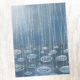 また雨の絵画日 ポストカード