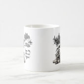 また鹿恋しく思よ！ コーヒーマグカップ (中央)