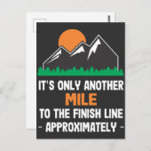 また1マイルの冒険おもしろいキャンプ ポストカード (正面/裏面)