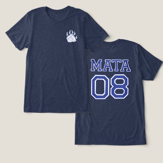 また トライブレンドＴシャツ (デザイン正面&裏面)