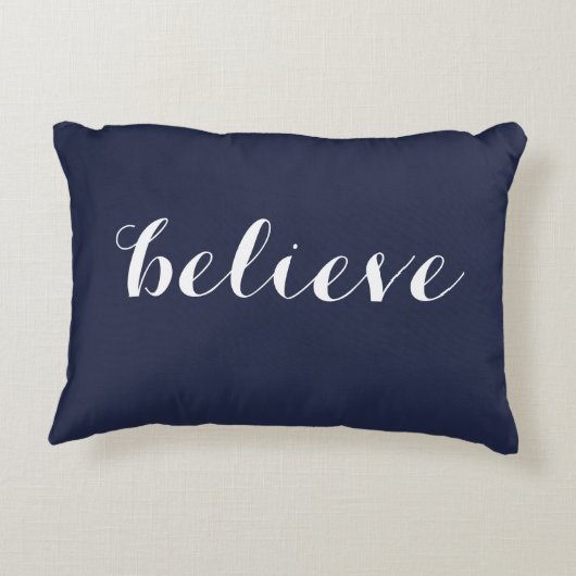 まだあって下さい及び倍を枕味方しました信じて下さい アクセントクッション (裏面)