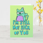 まだあなたのことが嫌いになれない、愛の詩 カード (黄色い花)