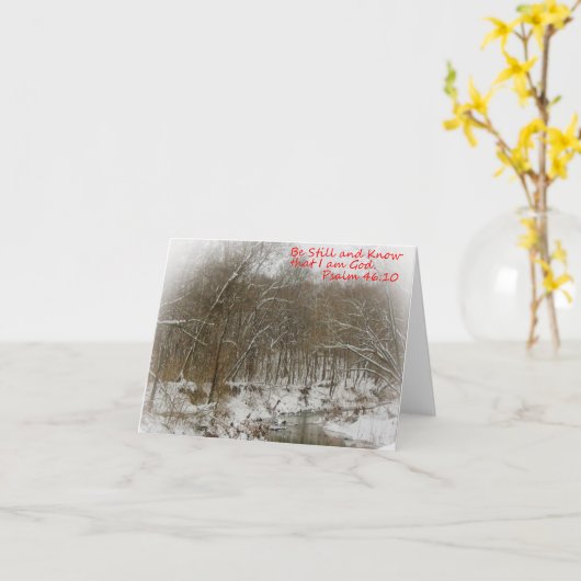 まだあり、私が神であることを知って下さい カード (黄色い花)