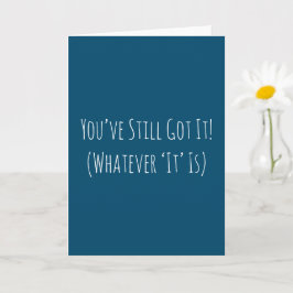 まだおもしろい誕生日が得ある カード