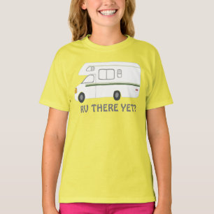 まだそこのRVか。 ヴィンテージのcampervan vanlifeのカスタム Tシャツ