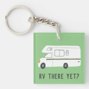 まだそこのRVか。 ヴィンテージのMotorhomeのキャンピングカー キーホルダー