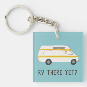 まだそこのRVか。 VintageヴァンMotorhome Campervan キーホルダー