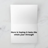 「まだだメリー」のク素晴らしリスマス·カード シーズンカード (内部)